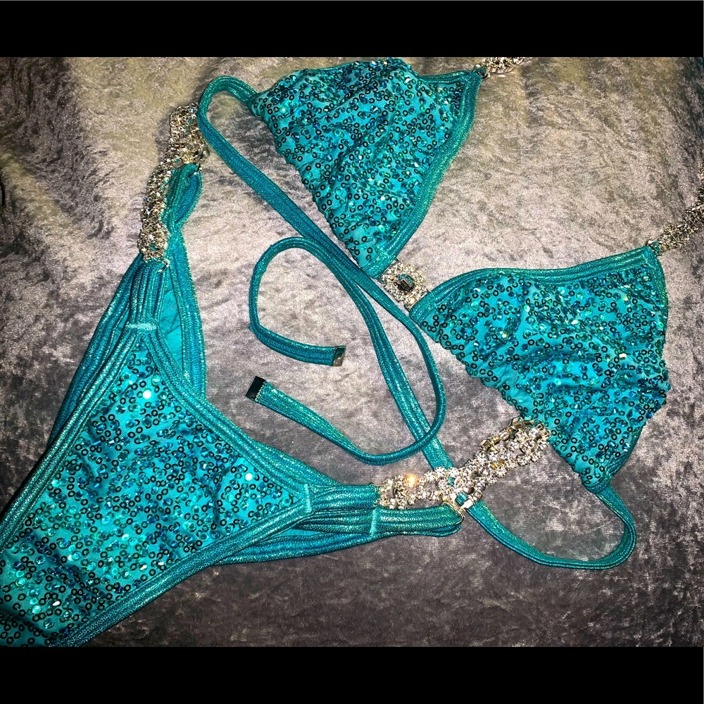 Beautiful NPC-IBFF Competition Suit, “AC Bikinis”.